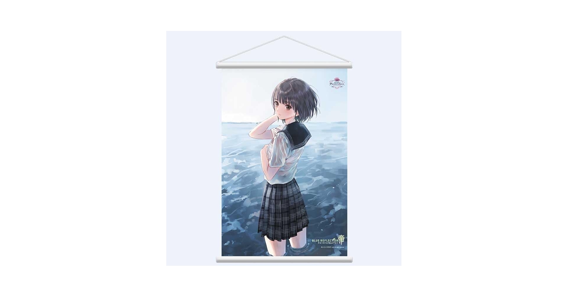 抽プレ　当選品　岸田メル　サイン入り　ブルーリフレクション　白井日菜子　色紙 抽プレ 当選品 岸田メル サイン入り ブルーリフレクション 白井